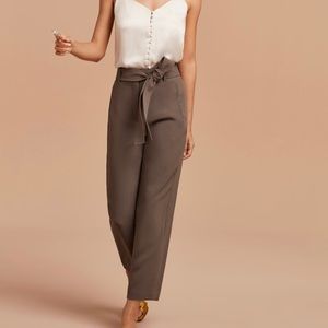 Aritzia Wilfred tie front pant